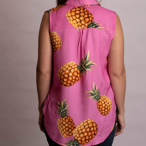Pink pineapple sleeveless - Picture 2 of 5
